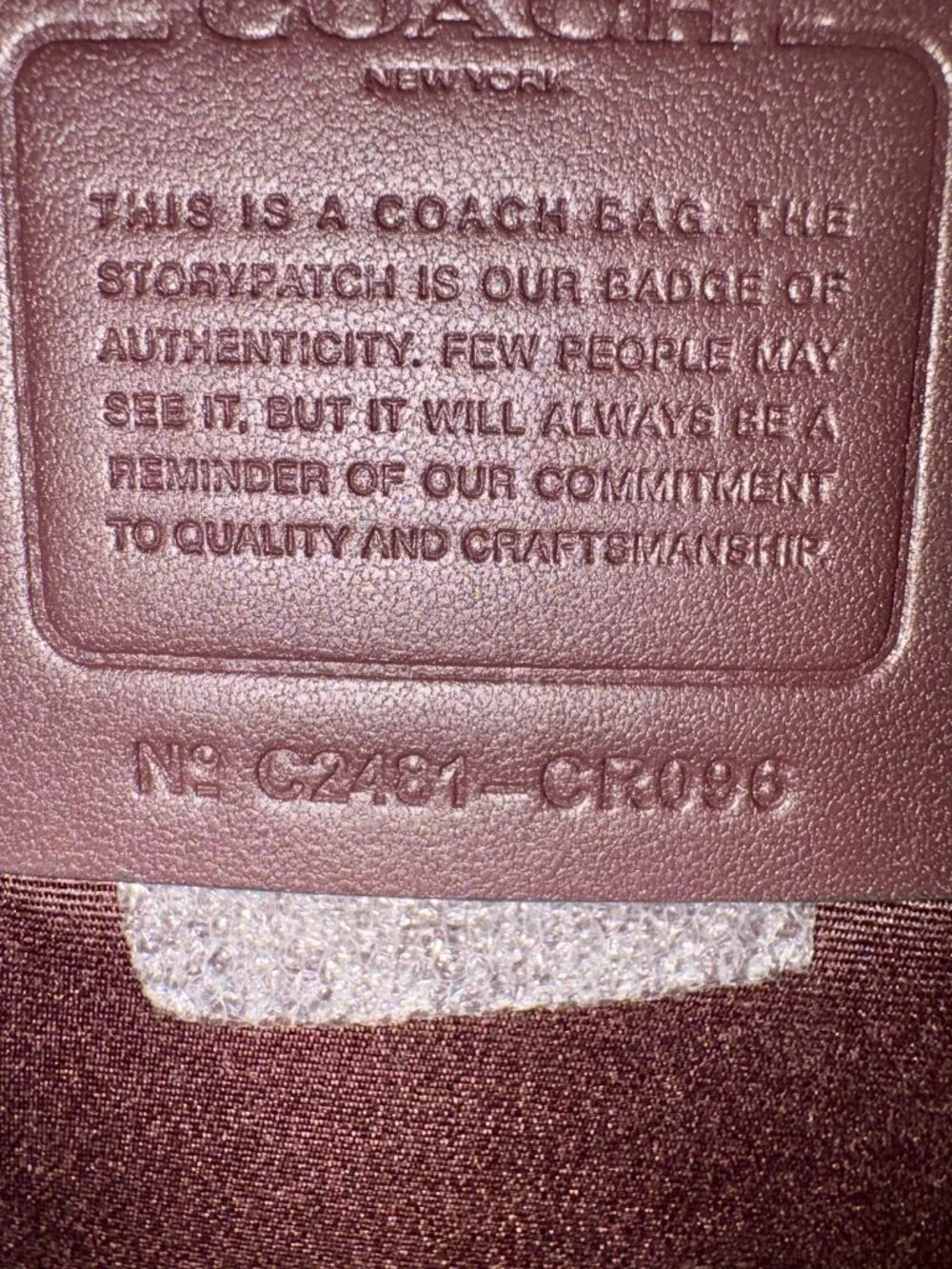 Coach NWT Nina Tote in Black Refined Leather - Picture 10 of 16
